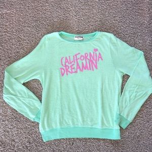 Wildfox Dream Scene California Dreamin Baggy Beach Jumper Size Medium